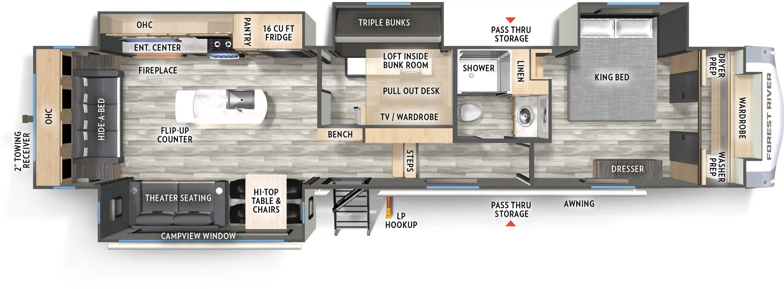 Cardinal 36MB Floorplan